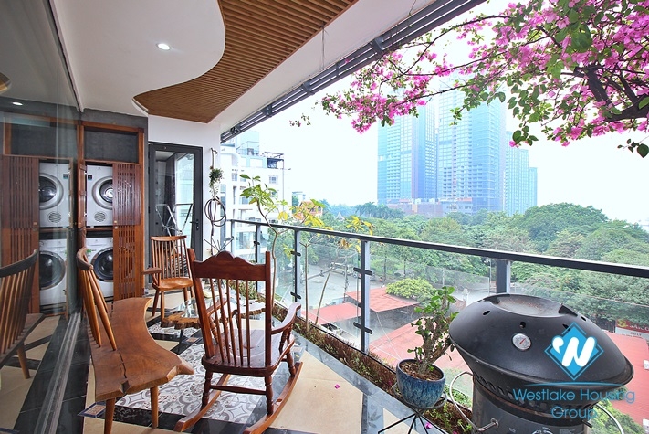 Brand new 4 bedroom apartment with big balcony and lake view in Tay ho, Ha Noi
